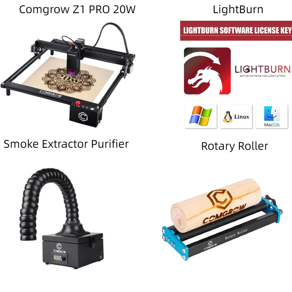 Comgrow Z1 PRO 20W Laser Engraver - Image 12