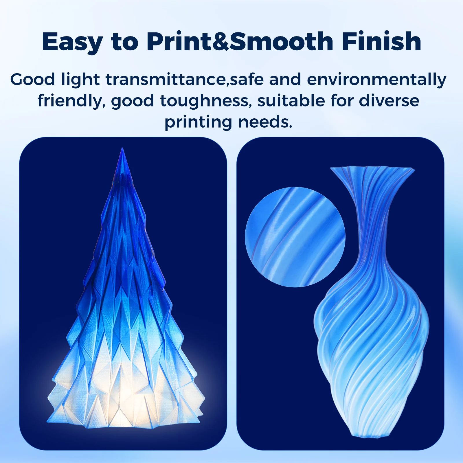 Sovol PETG 3D Filaments Gradient Blue - Image 4