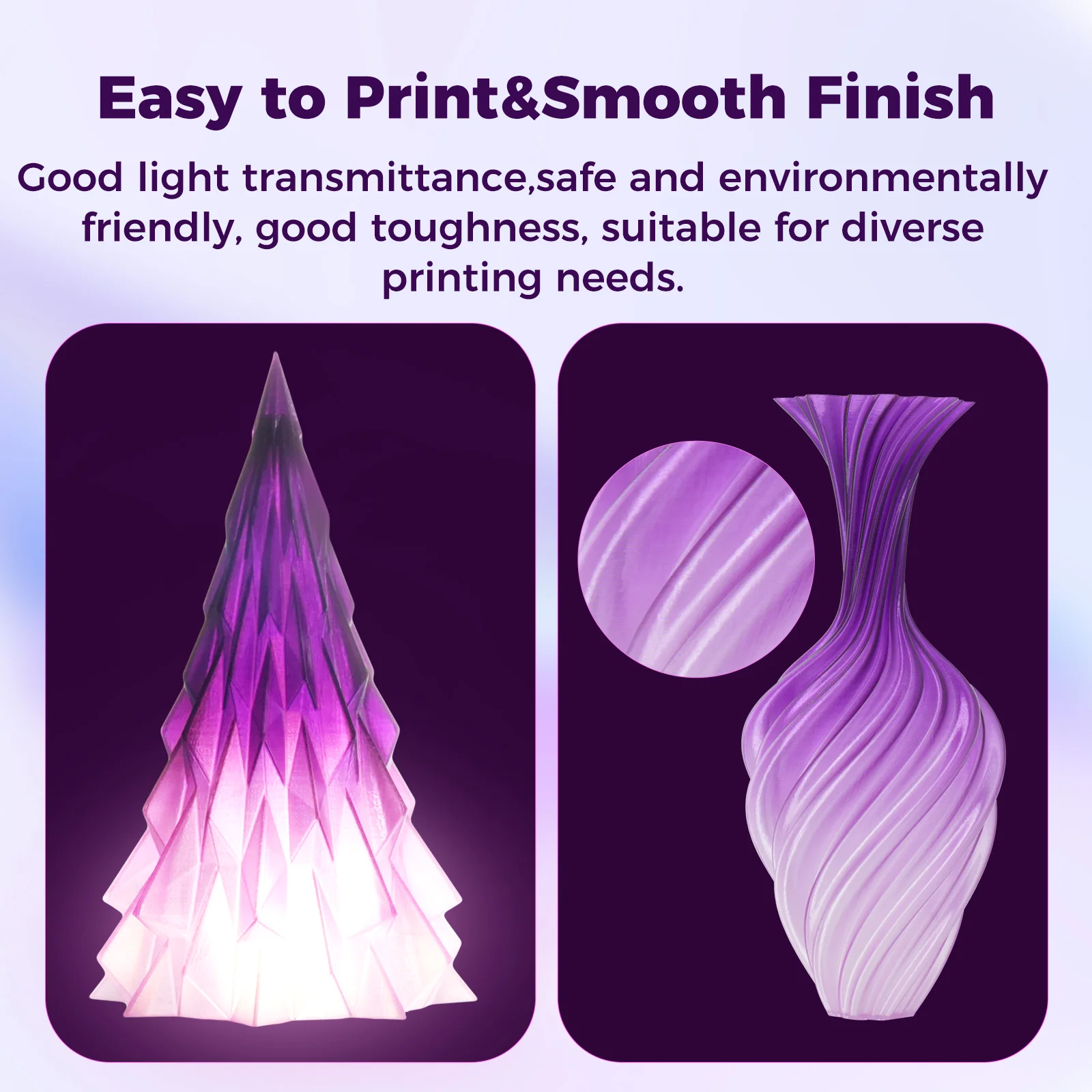 Sovol PETG 3D Filaments Gradient Purple - Image 5
