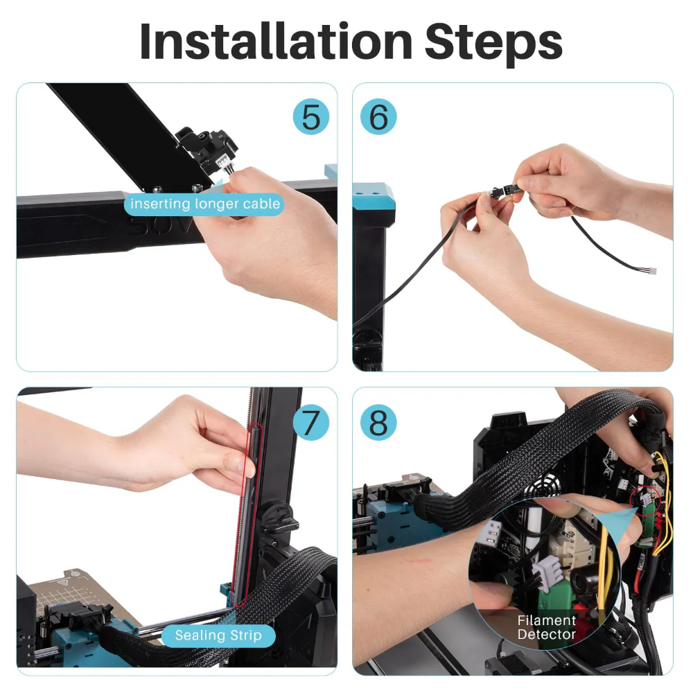 Filament Runout Sensor & Bracket Roller for SV06 - Image 11
